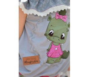 Jersey - Kombi Mona Monster von Emmapünktchen